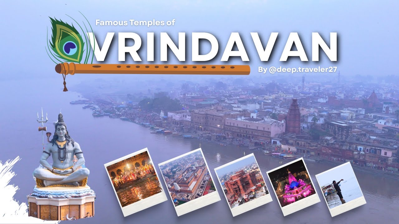 “Radhe Radhe Vrindavan 🙏 Spiritual Journey & Temple Tour (Drone Shots) @deep.traveler27
