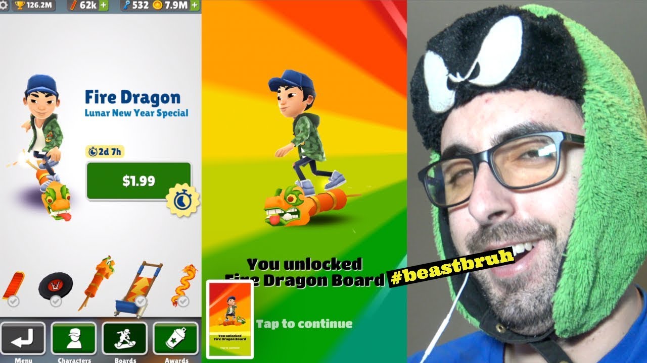 Subway Surfers Fire Dragon! Lunar New Year Special!
