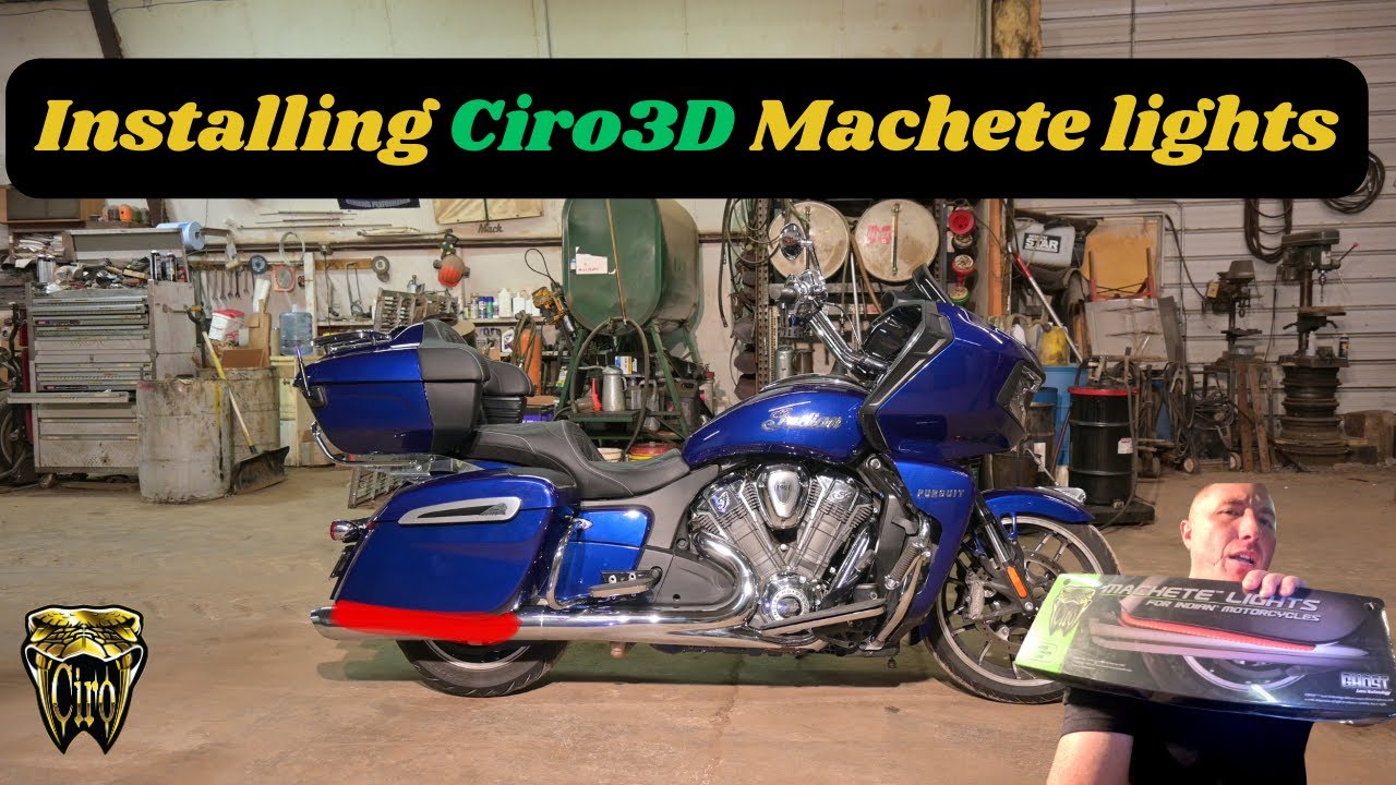 @Ciro  Machete lights for @Indian Motorcycle | Install and review