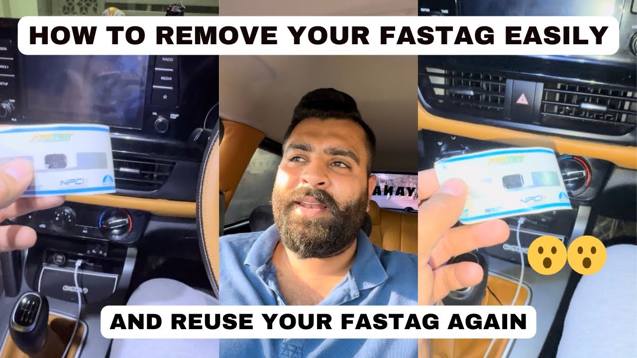 HOW TO REMOVE YOUR FASTAG EASILY AND HOW TO REUSE FASTAG AGAIN || VERY EASY SOLUTION