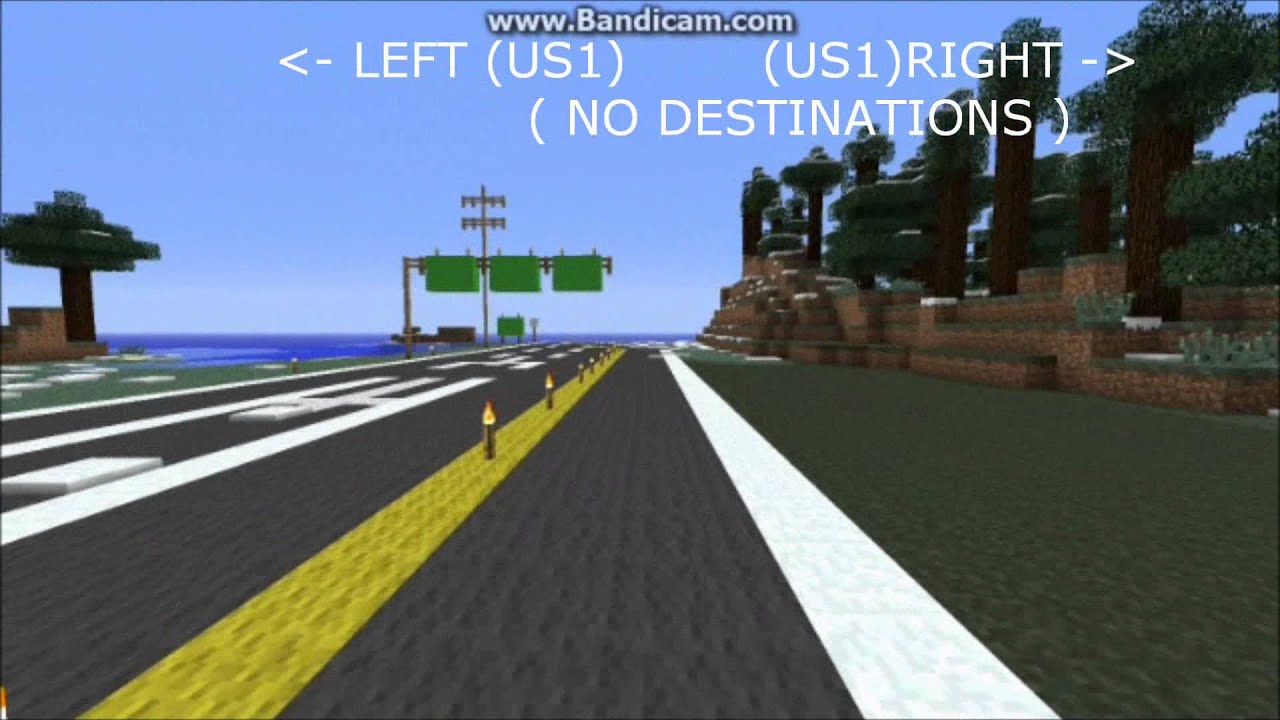 Minecraft - Realistic American Highway v1.0