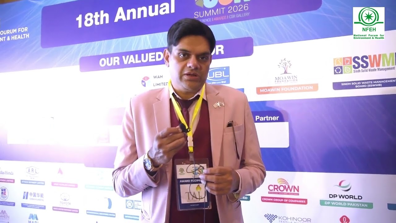 Dr Imran Taj taking about importance of CSR and comments on CSR Summit and Awards