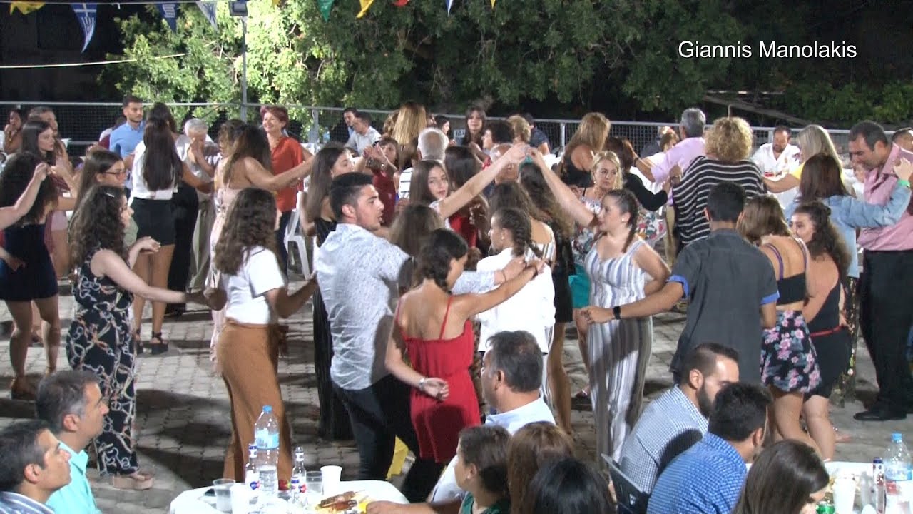 Πανηγύρι ΑγΜαρίνας Βερβεράτο Χίος17 7 2019 Greek traditional dances ,Ververato,Chios Island,Greece