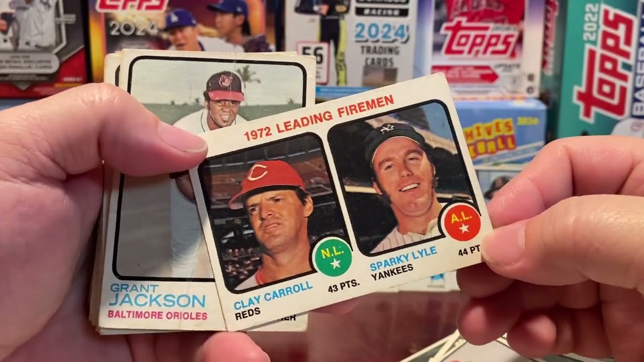 1973 Topps found in storage #cardcollector #topps #baseball #1973 #goosegossage #baseballcards