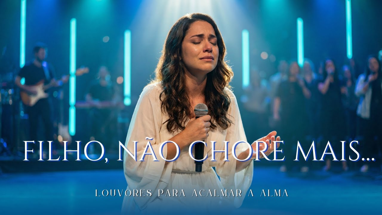 FILHO, NÃO CHORE MAIS...  O Teu Socorro Chegou | Louvores Para Acalmar a Alma