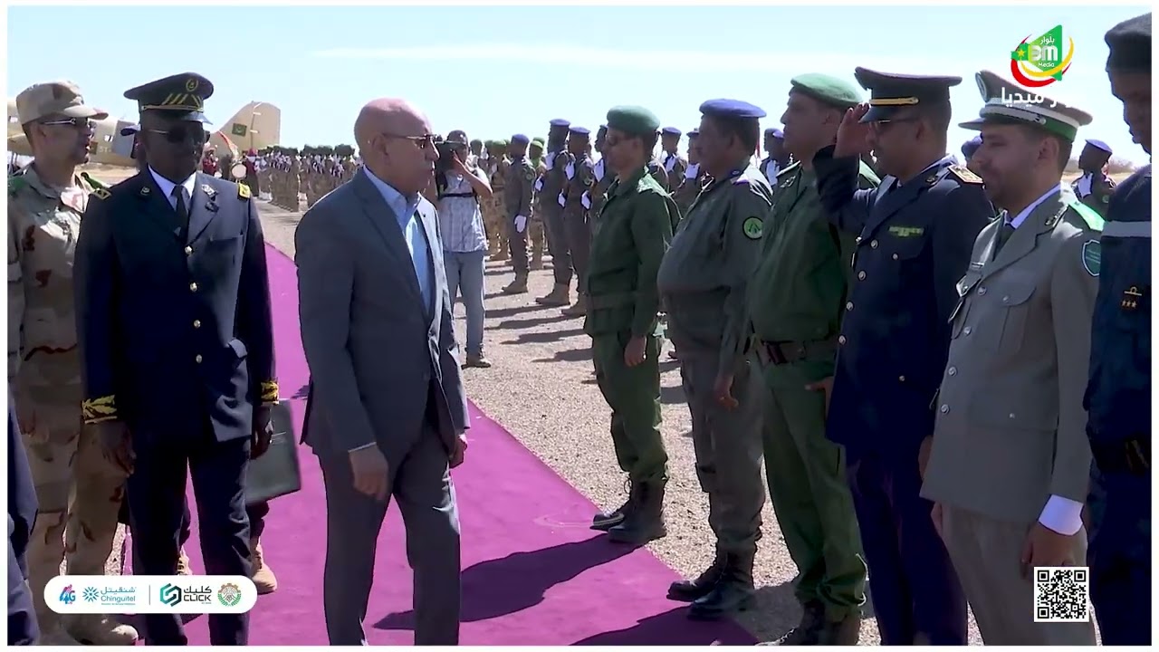 وصول رئيس الجمهورية محمد ولد الشيخ الغزواني إلى مدينة لعيون  27/12/2024