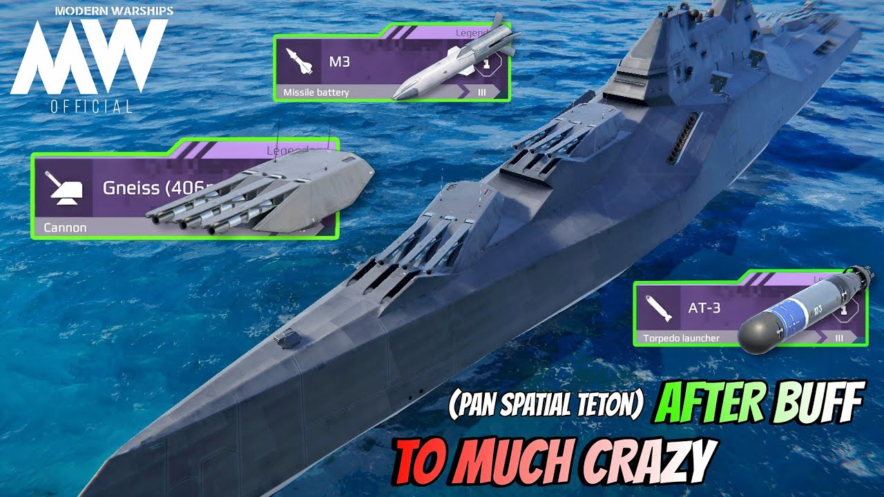 Pan Spatial Teton - After buff Brutal Main Cannon🔥- Modern Warships