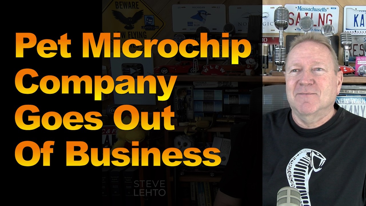 Pet Microchip Company Goes Out Of Business