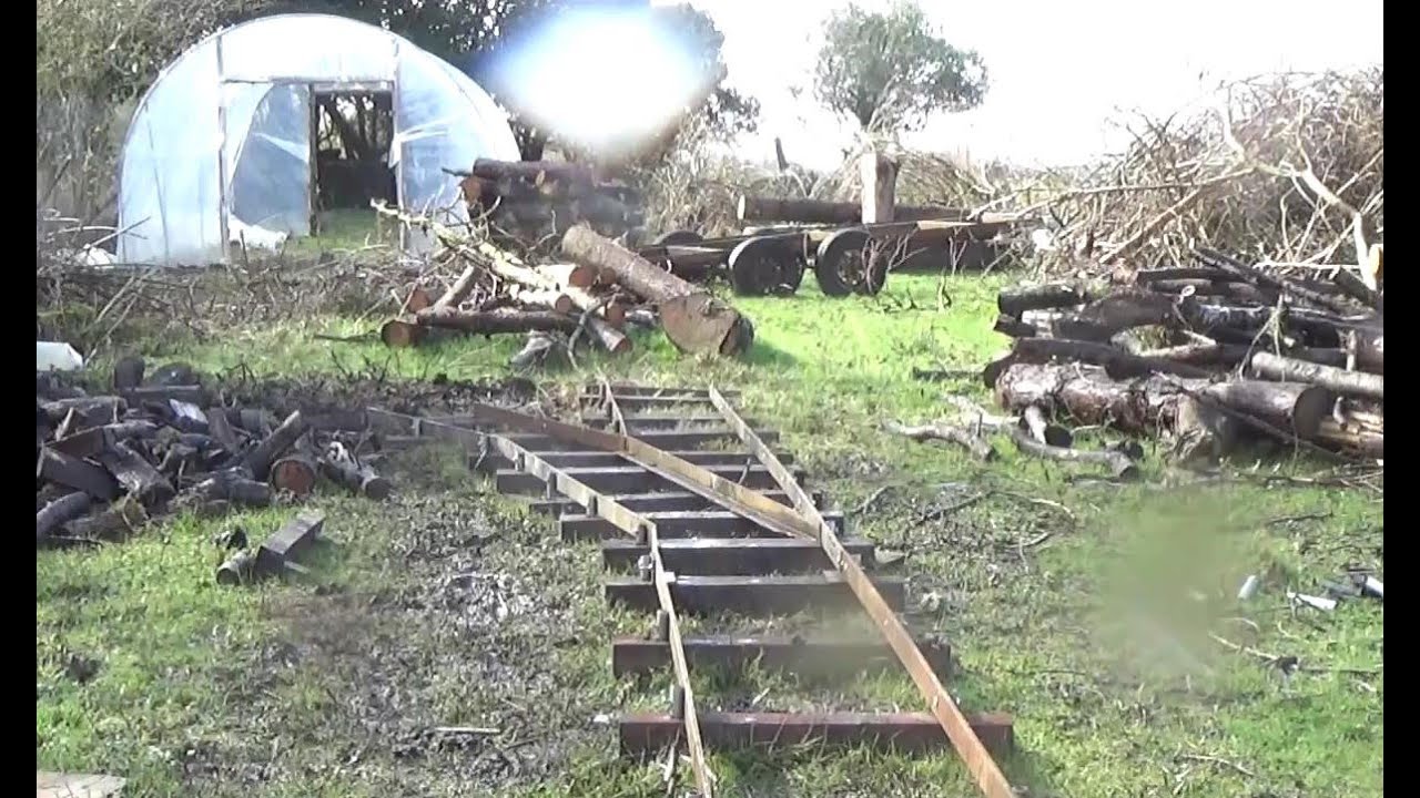 Selbstgebaute Feldbahn (Schmalspurbahn) - so gehen wir das Problem  Schienenstoss und Weiche an