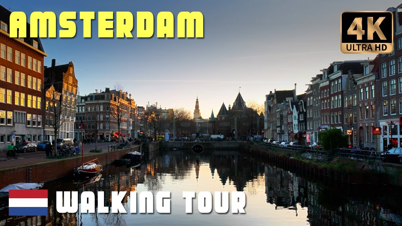 Amsterdam Walking Tour, Netherlands | Winter 2025 | 4K HDR | With Captions
