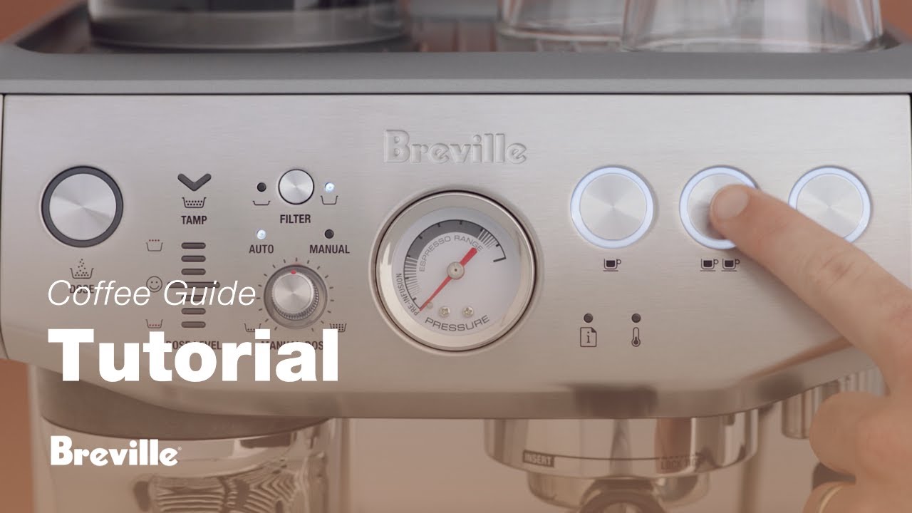 Barista Express® Impress | Регулировка объёма и температуры порции эспрессо | Breville USA