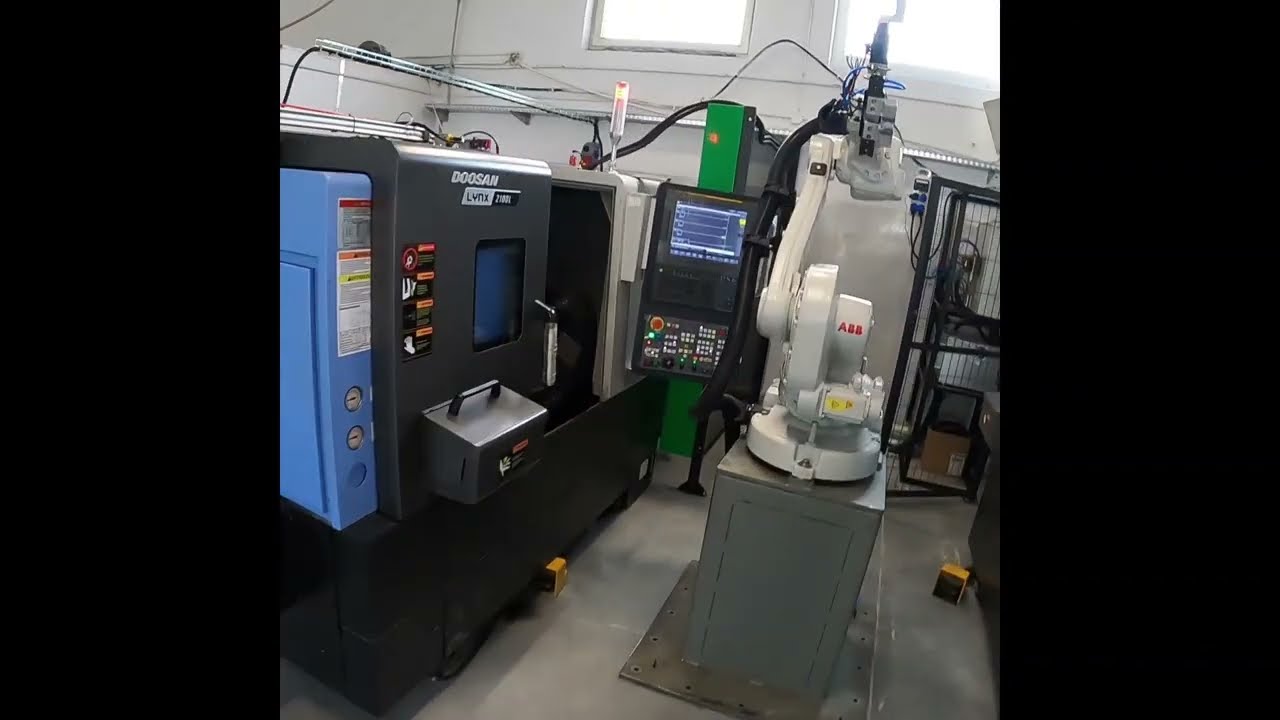 CNC serwis insights #10 &ndash; Integracja robot ABB do 2 tokarek Fanuc Doosan Lynx
