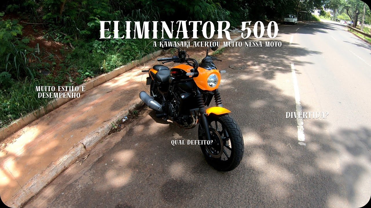 Ride de Eliminator 500 - Kawasaki acertou muito nessa moto