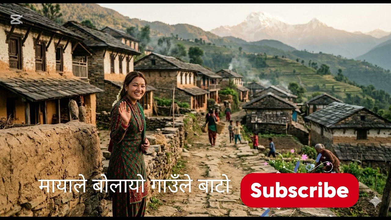 मायाले बोलायो गाउँलेबाटो । Ai song mayale bolayo gaule bato . Man chhune Look geet 
