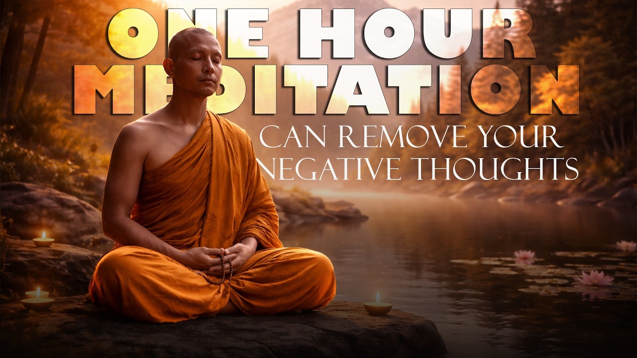 1Hour Meditation Can Remove Your Negative Thoughts | Negative Energy