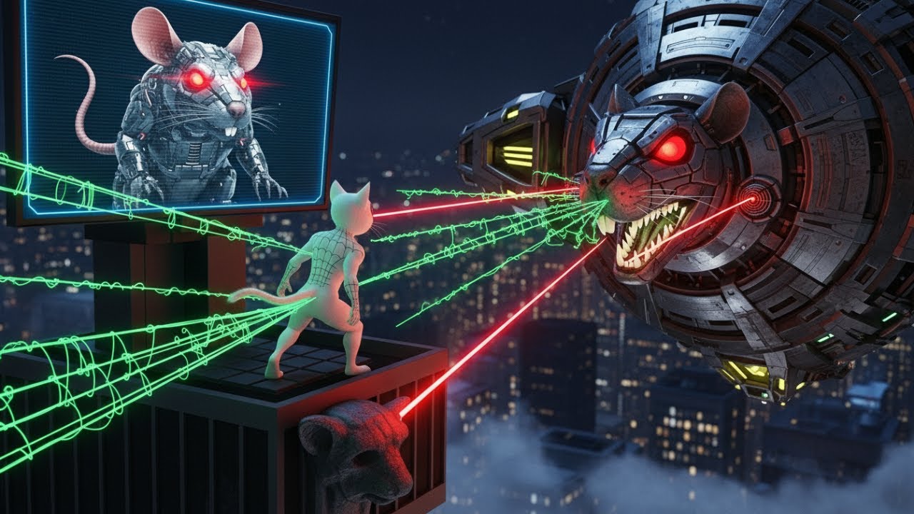 The Villain Arrives! 🐭 Web-Slinger vs. Doctor Rat | Epic Battle Episode 3