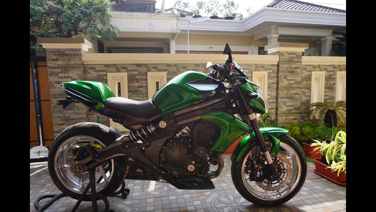 Modifikasi version 3.0 Kawasaki ER6N upside down Yamaha R1