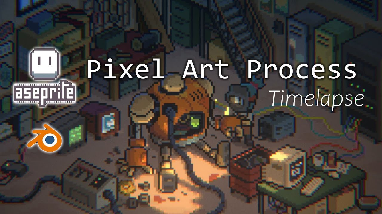 Build a friend | Aseprite x Blender Pixel Art Process [091]