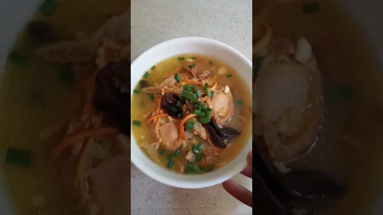 Abalone soup with cordyceps flower