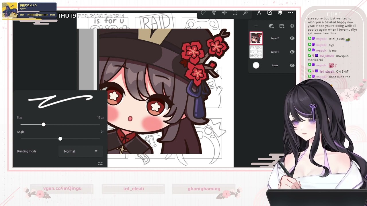 [20/02/2026] drawing frogs then apex later | imQingu Full VOD