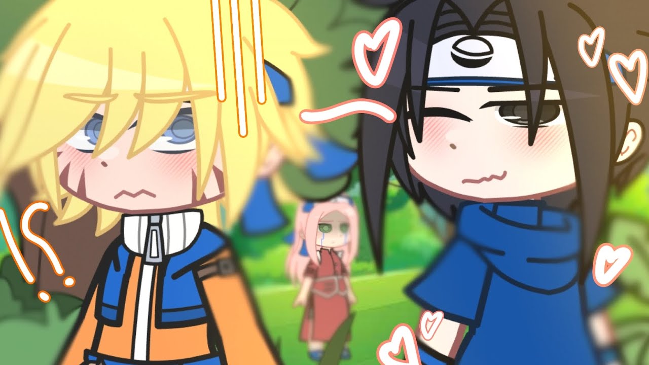 Sasuke actúa extraño 💞 || Id no original ⚠️ || Sasunaru 🍅🍥 || Gacha nox 🌟