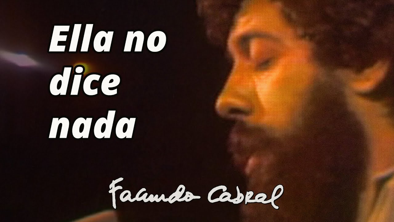 Ella no dice nada (En vivo) - Facundo Cabral