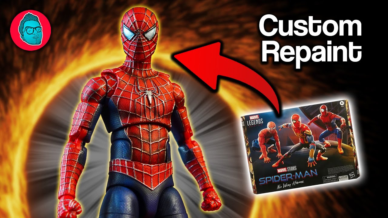 El increíble REPAINT del Spider-Man TOBEY Marvel Legends 🤯 (Unboxing & Proceso)