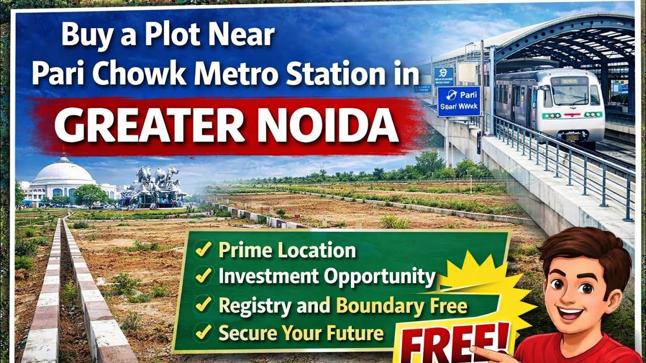 Buy a Plot Near Pari Chowk Metro Station Greater Noida | Prime Location Property | Best Investment