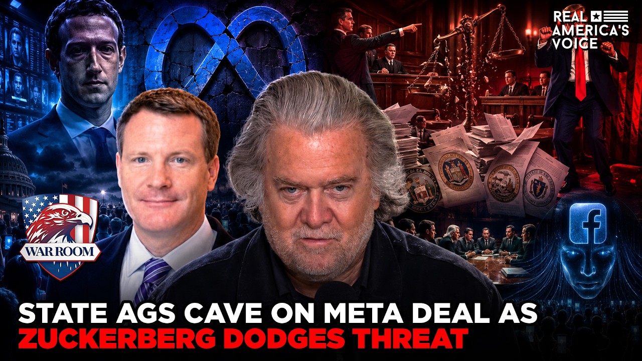STATE AGS CAVE ON META DEAL AS ZUCKERBERG DODGES EXISTENTIAL THREAT | WAR ROOM AM W STEVE BANNON