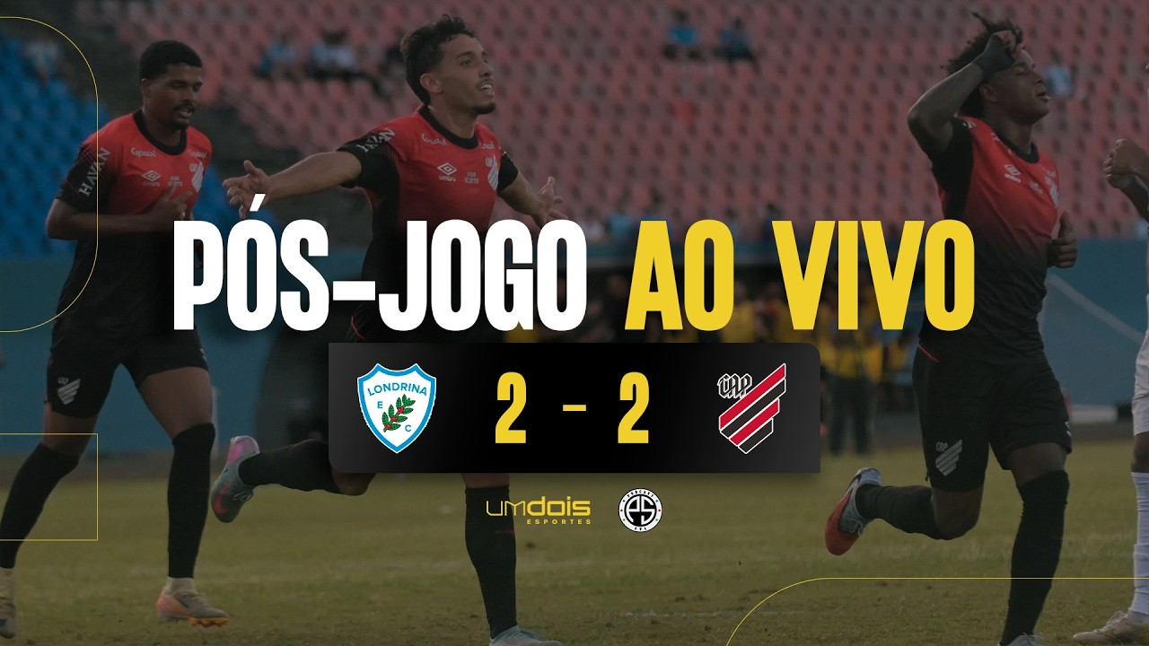 PÓS-JOGO: CHIQUETI brilha, mas semifinal entre ATHLETICO e LONDRINA segue em aberto no PARANAENSE