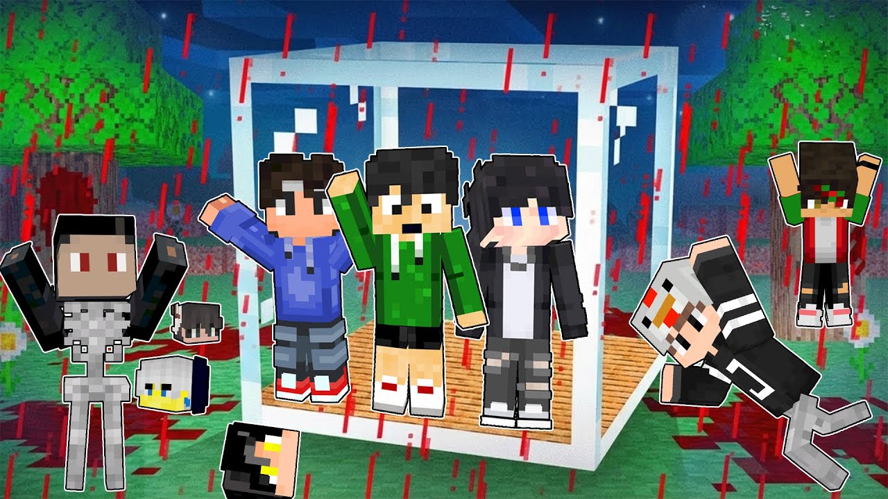 Best of How We SURVIVE this BLOOD RAIN Extreme in Minecraft