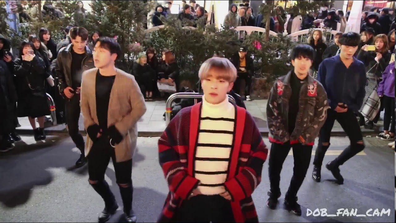 180210 디오비 DOB 홍대공연 / SEVENTEEN(세븐틴) - 붐붐(boomboom)