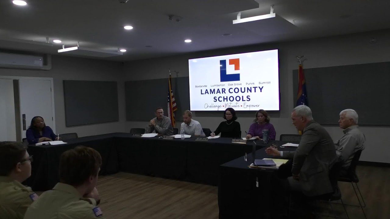 Lamar County Schools February 2026 Board Meeting