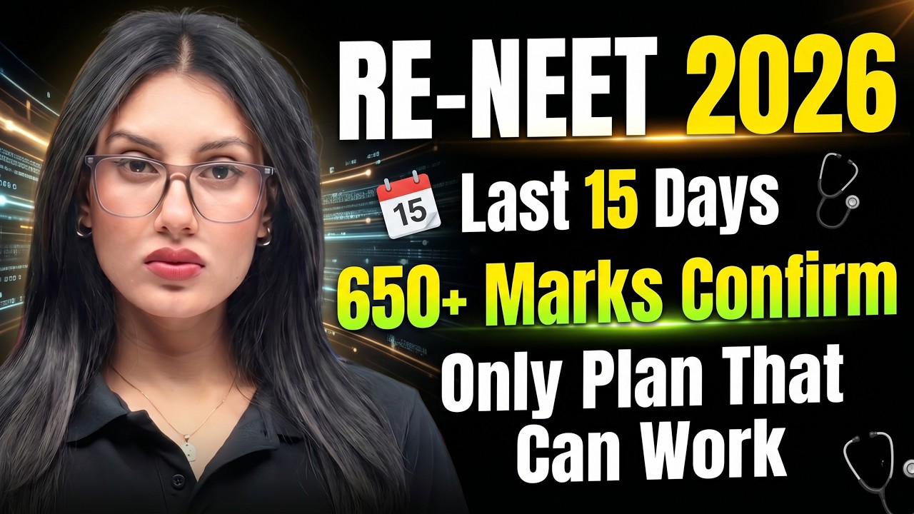 RE-NEET 2026: Last 15 Days Strategy To Score 650+ Marks! 🎯| Shivani Maam 