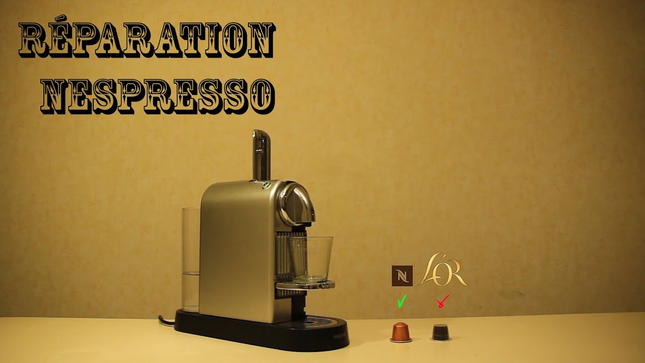 réparation Nespresso :fuite unité de brassage (repair Nespresso) magimix