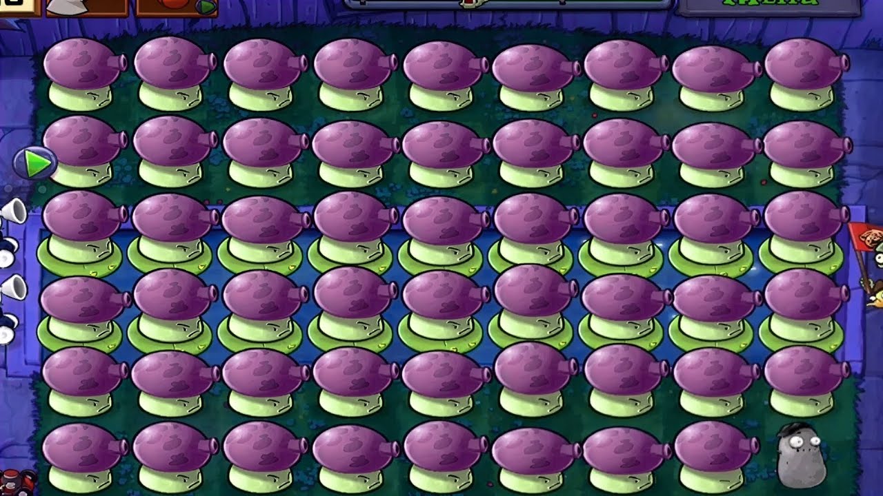 Plants vs Zombies | 54 Fume-shroom vs Zombies 💨🍄 | Full Challenge Gameplay