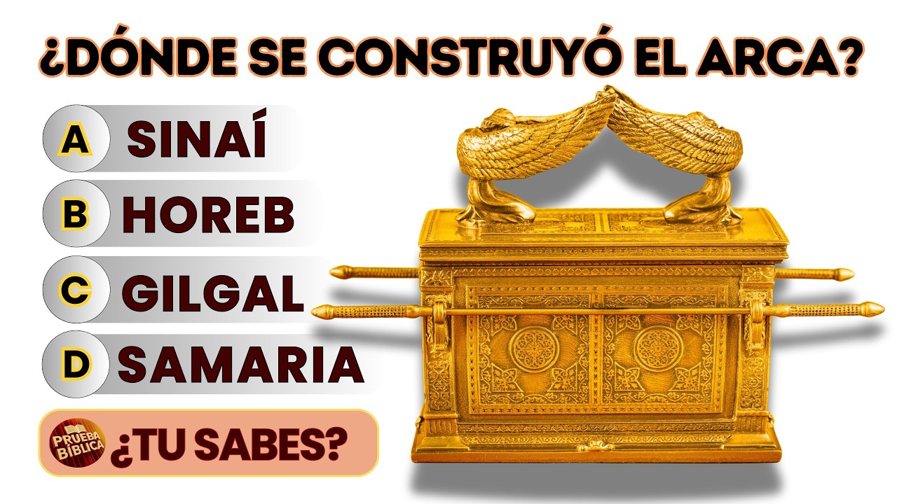 EL ARCA DE LA ALIANZA - 10 Preguntas Bíblicas de Nivel Medio - Prueba Bíblica