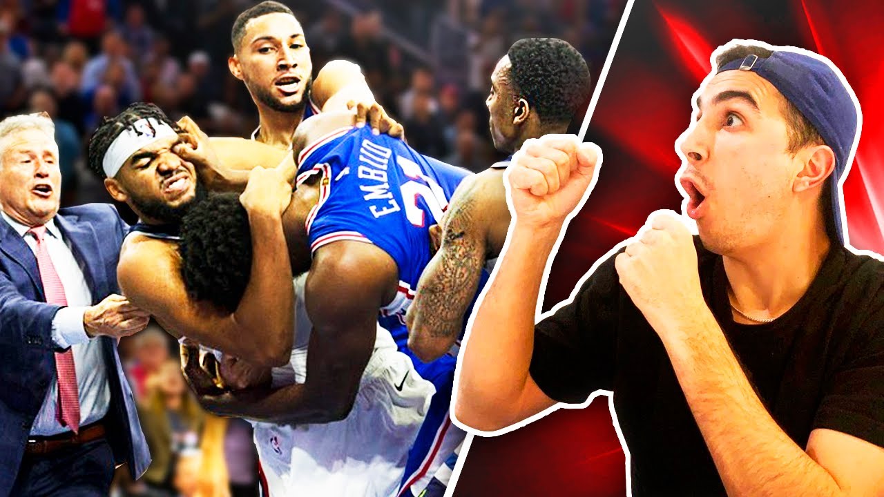LAS PEORES PELEAS DE LOS ÚLTIMOS TIEMPOS EN LA NBA *reacción*