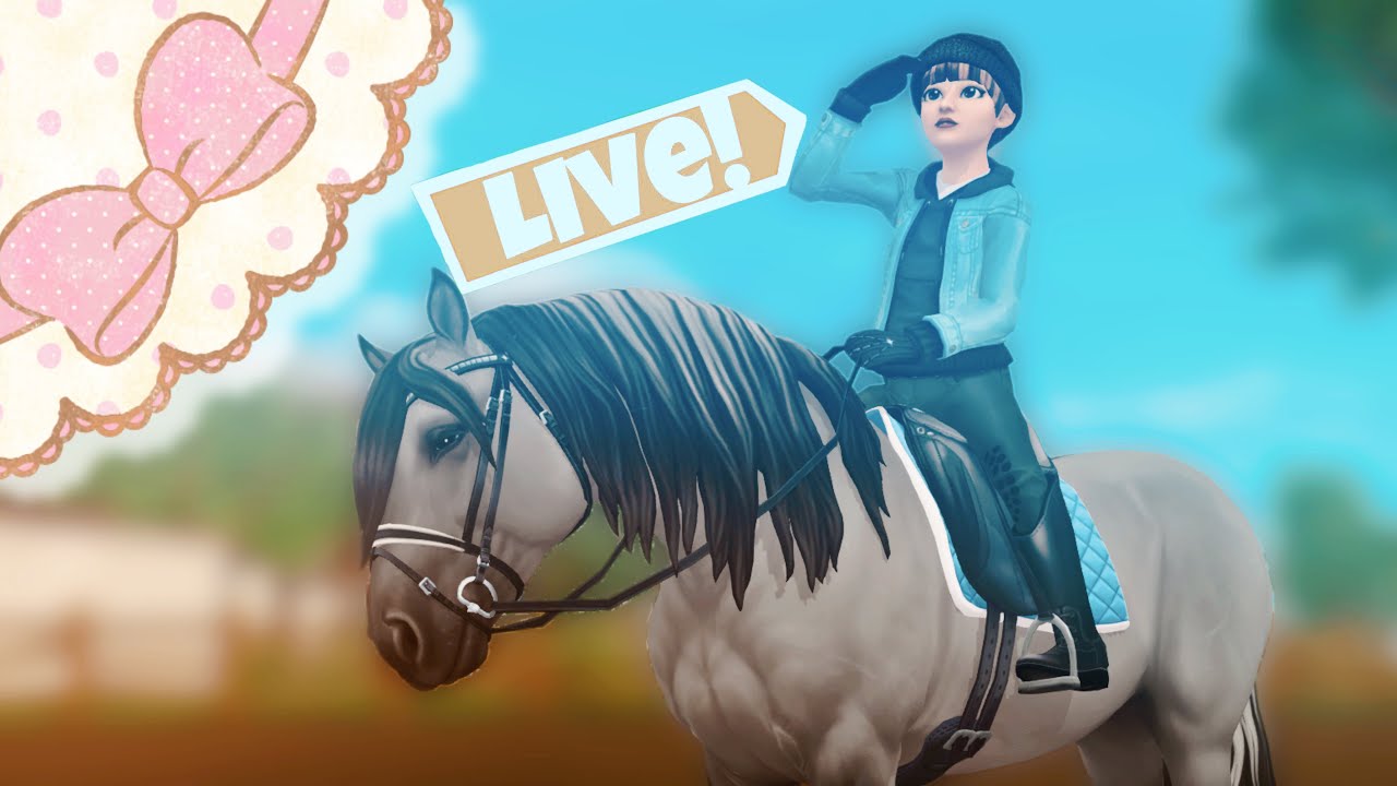 Live || TRENUJEMY NOWEGO HORSA || Cookie Valley