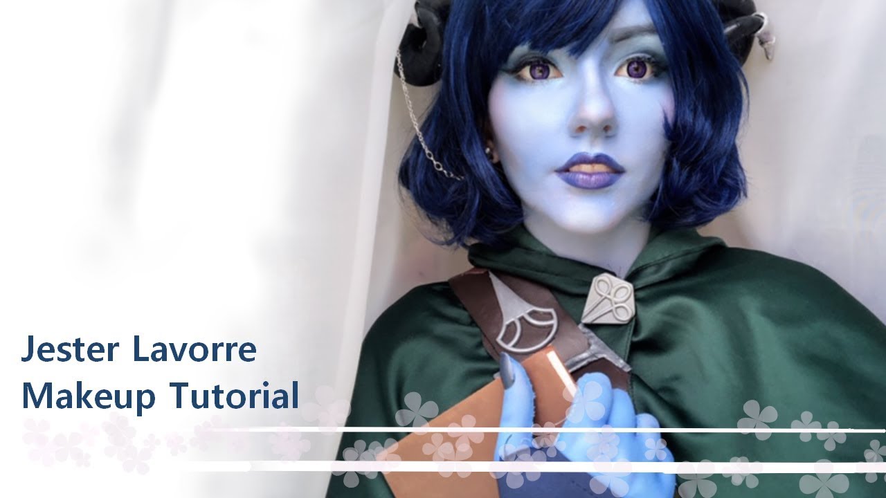 Critical Role Jester Cosplay Makeup Tutorial
