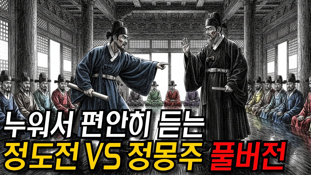 🌙 틀어놓구 주무세요 ✨ 꿈에 나오는 정도전 vs 정몽주｜오늘 밤, 꿀잠 이야기