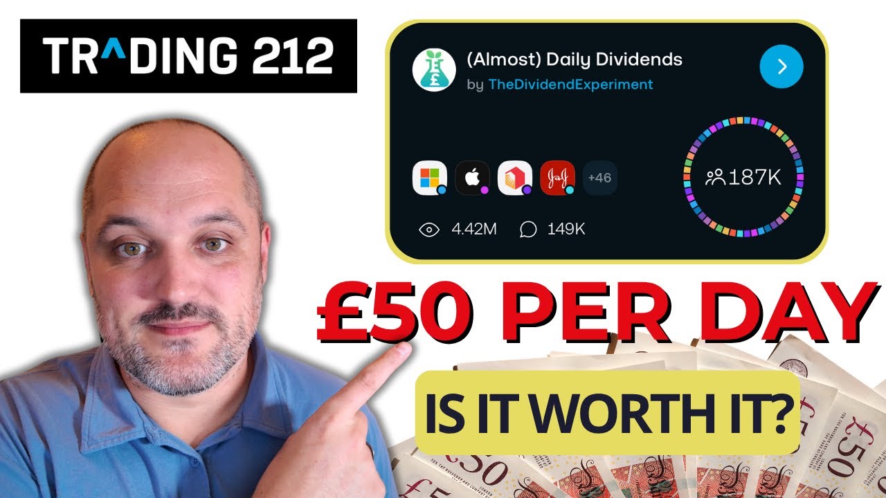 I Invested &pound;50 a day into the (Almost) Daily Dividends Pie on Trading212