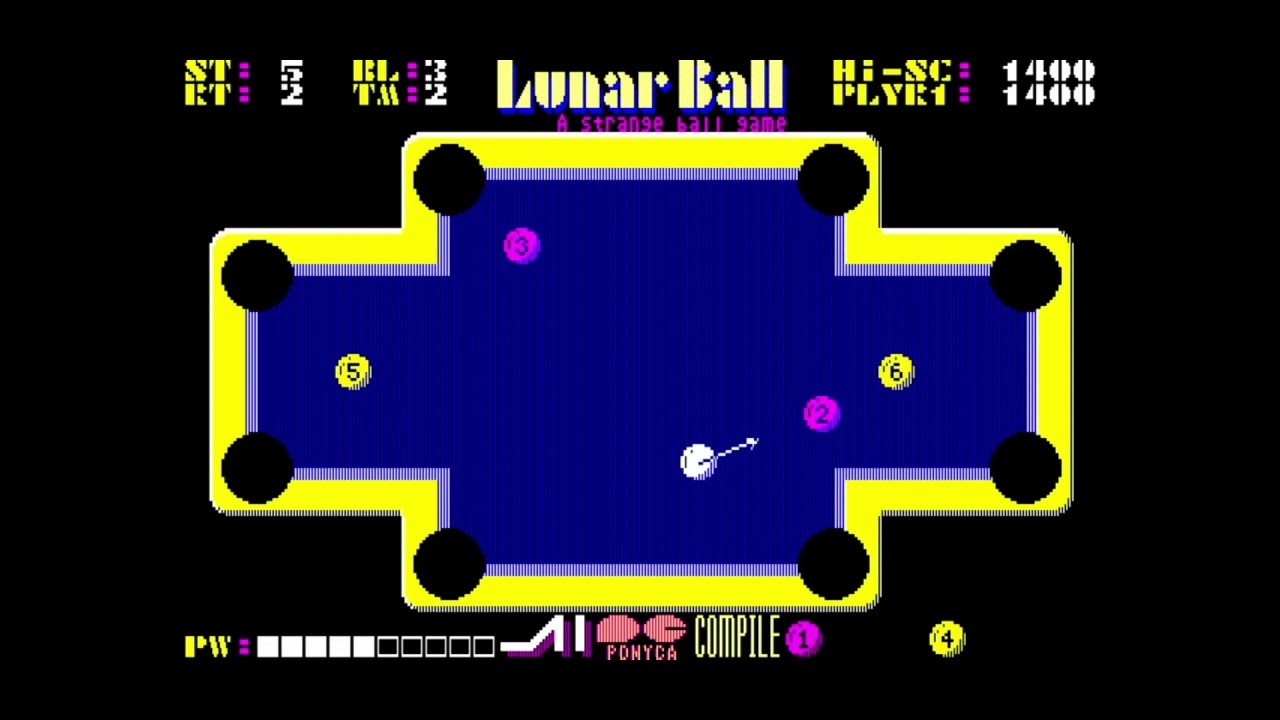 Lunar Ball (ルナーボール) for the NEC PC-88