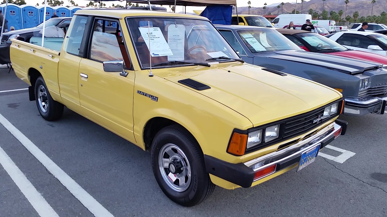 1982 Datsun King Cab Deluxe Pickup Truck Survivor SOLD $9,500 Auction 112K Miles Factory Air 82 DL
