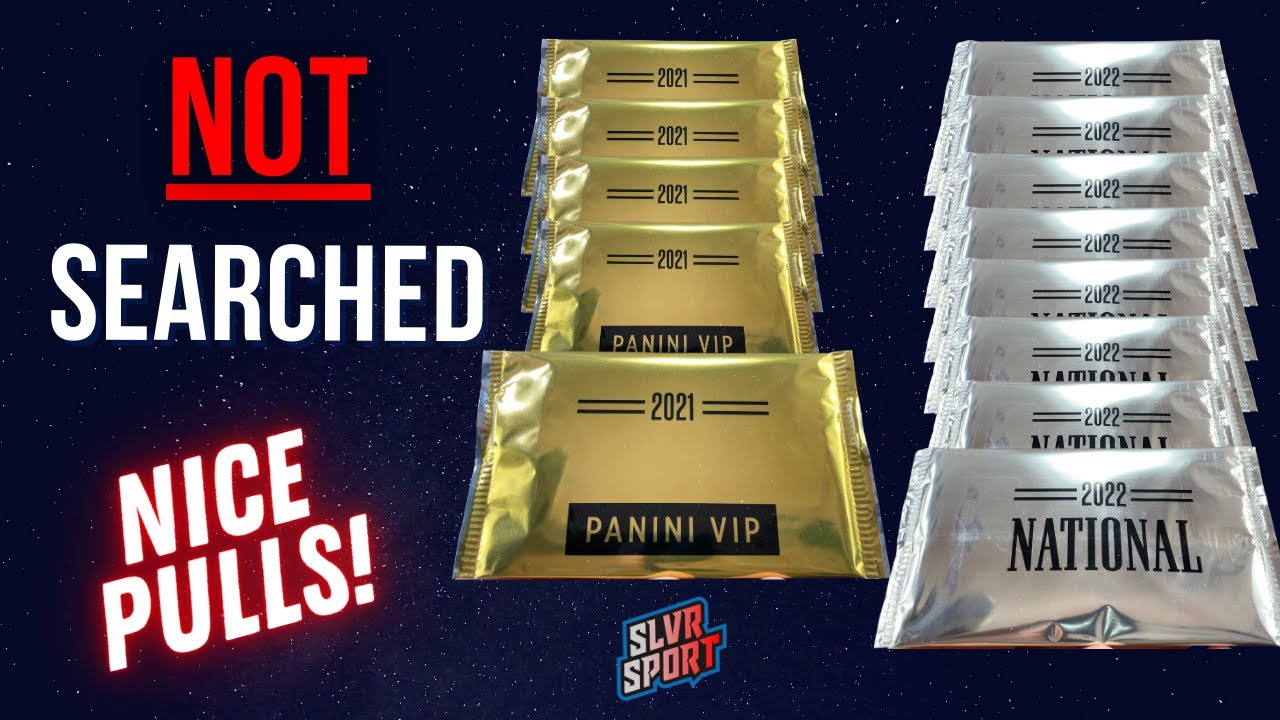$600 RIP - 2022 National Panini VIP Gold and Silver Packs! NICE PULLS!