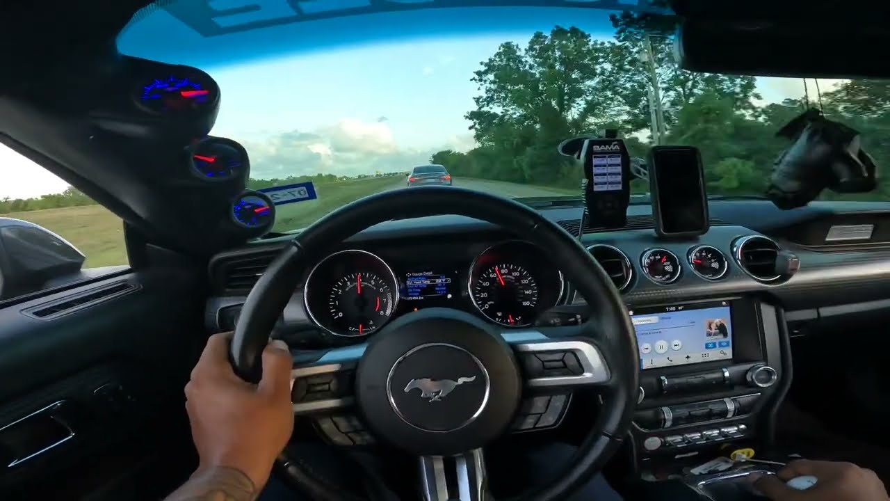 ESS g3 mustang just barely getting on it💪🏽💪🏽
