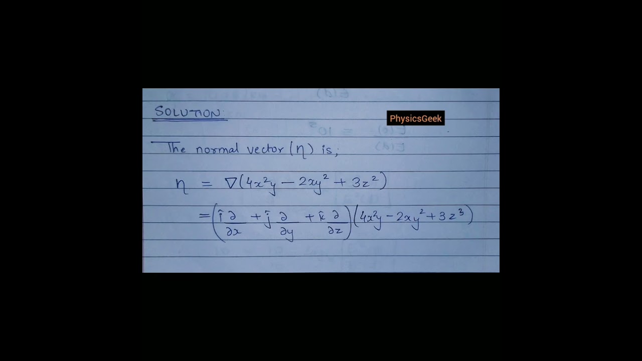 TIFR GS 2023 PHYSICS (PART A)  Q. A.1) - MATHEMATICAL PHYSICS