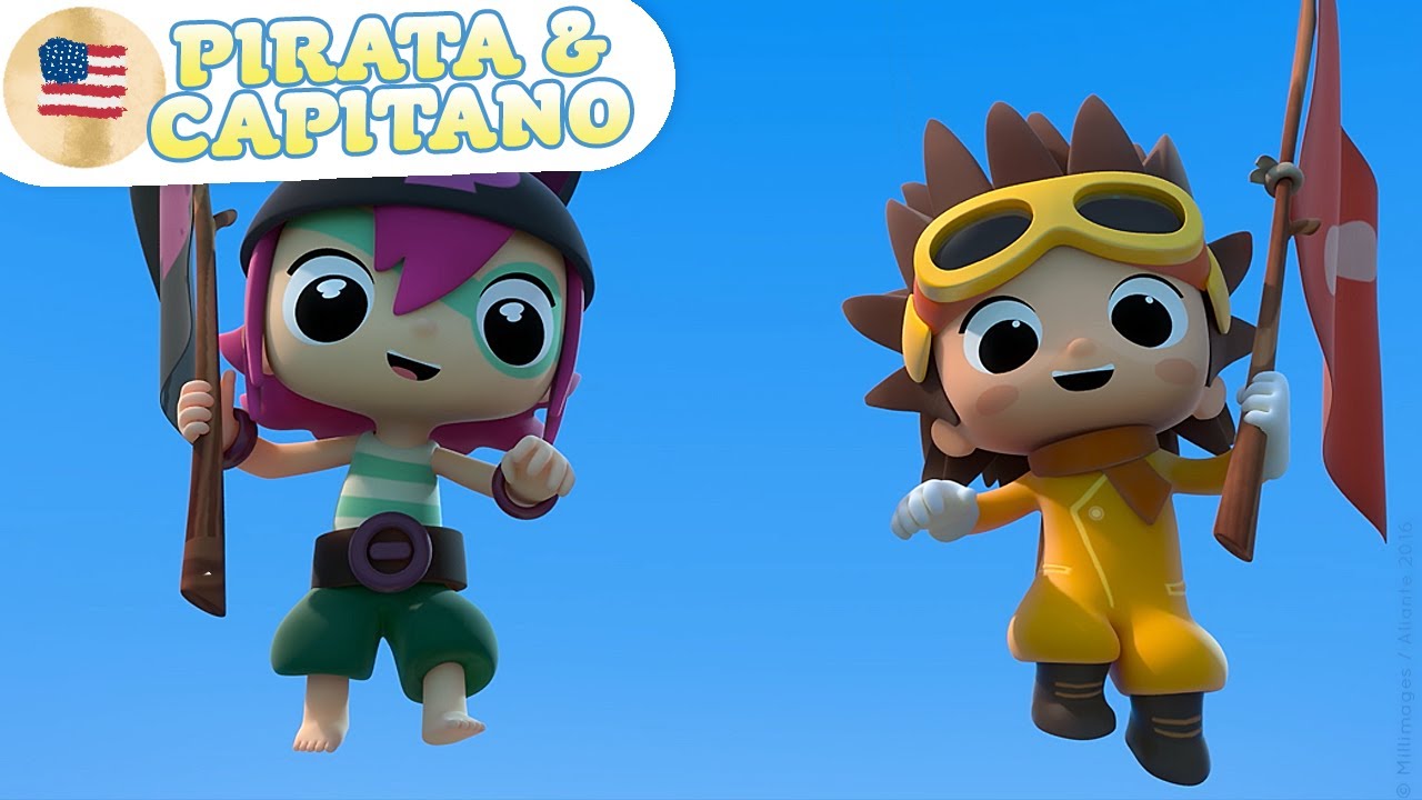 🇺🇸 Pirata and Capitano - The Island With No Name | 4 and+ | Kid's Adventure