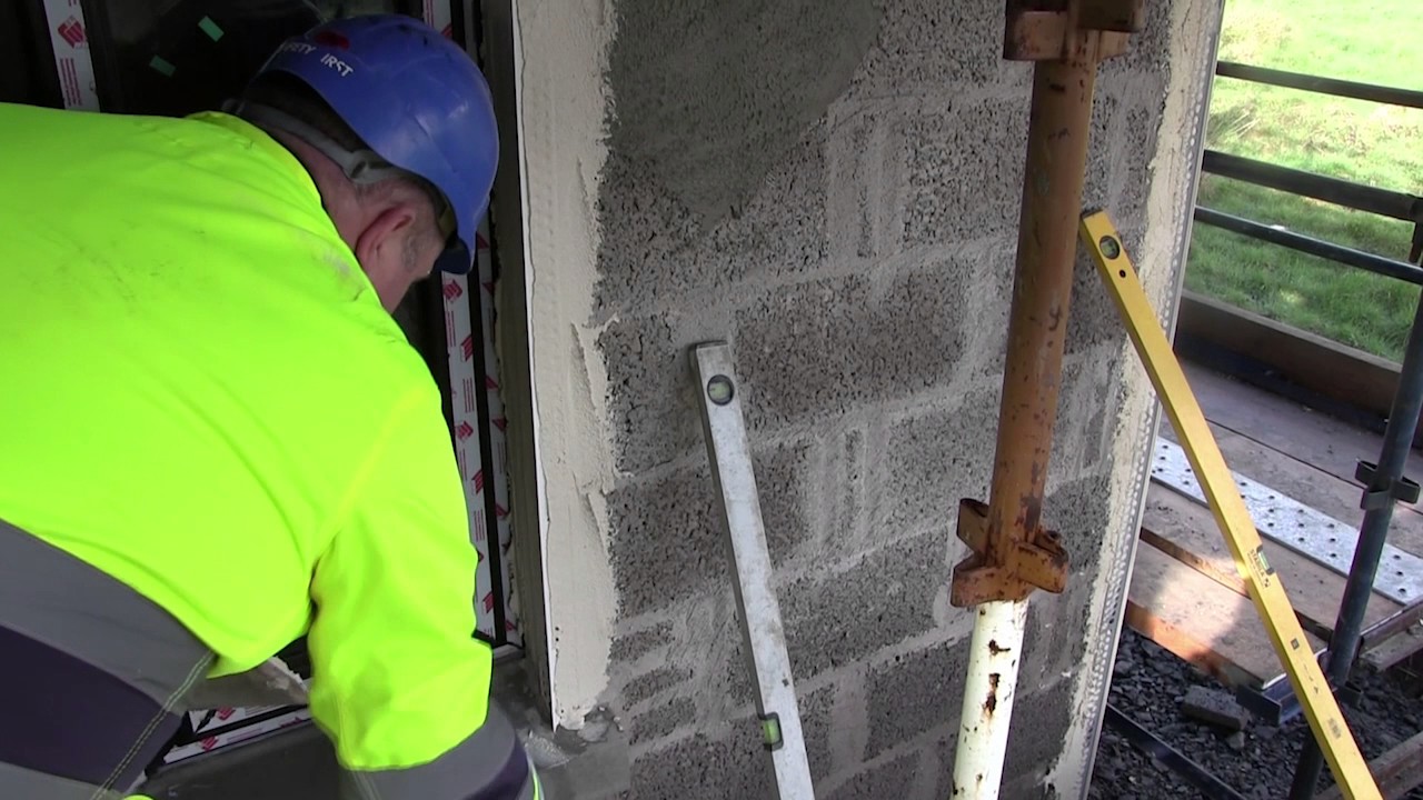 Applying  K Rend Silicone K1