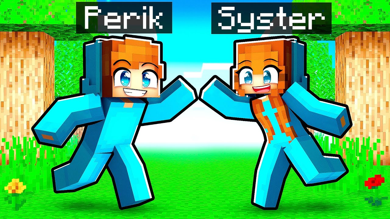 Spelar Minecraft Med Min TVILLINGSYSTER..